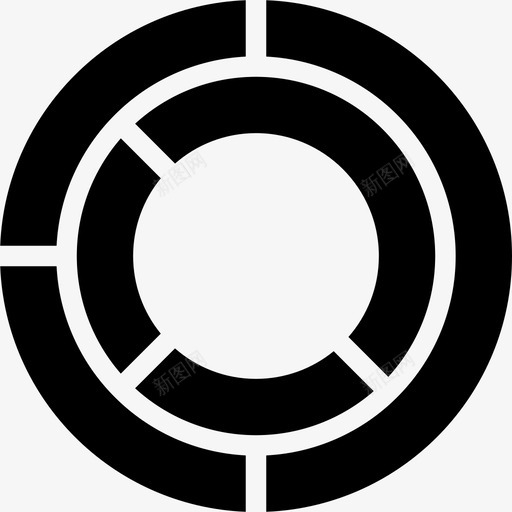 饼图统计信息图表图标svg_新图网 https://ixintu.com 信息图表 分析 数据分析 统计 饼图