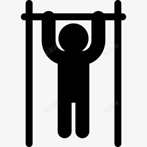 体操运动员使用手杆体育体操图标svg_新图网 https://ixintu.com 体操 体操运动员使用手杆 体育