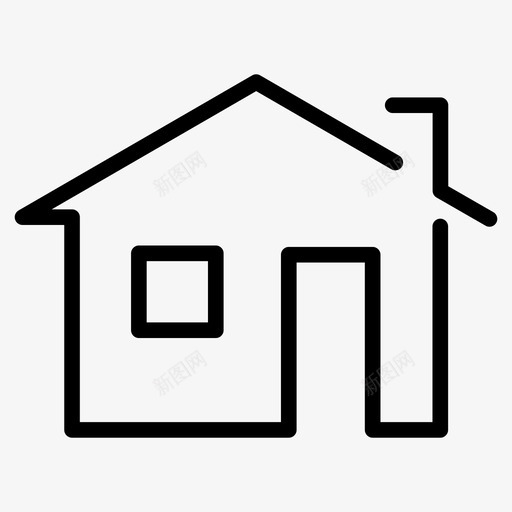 房子家生活空间图标svg_新图网 https://ixintu.com 住所 家 房地产 房子 生活空间 隐私