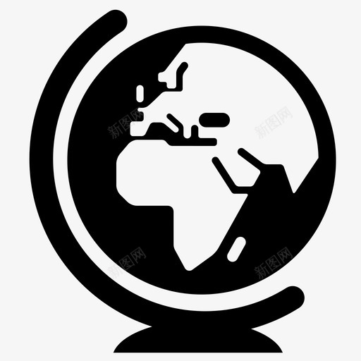 全球世界地图图标svg_新图网 https://ixintu.com 世界 全球 全球地图 地图 地球 欧洲 非洲