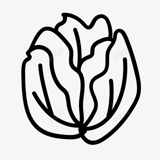 采购产品莴苣蔬菜小吃图标svg_新图网 https://ixintu.com 农产品 小吃 营养 蔬菜 采购产品莴苣