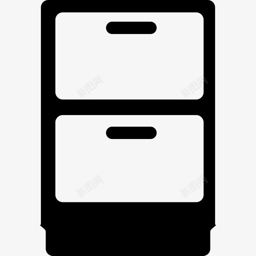 两个抽屉工具和用具金融和贸易柜图标svg_新图网 https://ixintu.com 两个抽屉 工具和用具 金融和贸易柜