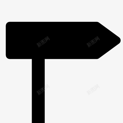 路标指路人导航图标svg_新图网 https://ixintu.com 导航 引导 指引 指路 指路人 路标