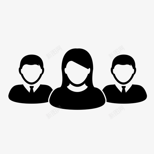 团队简介人员图标svg_新图网 https://ixintu.com 人员 办公室 团队 男性和女性 程序员 简介 管理人员 经理