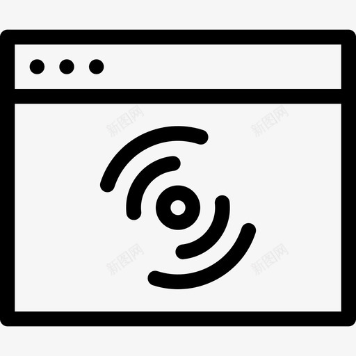 触摸窗口形状标志图标svg_新图网 https://ixintu.com ui web web浏览器 windows 平板电脑 形状 智能手机 标志 用户界面 触摸窗口