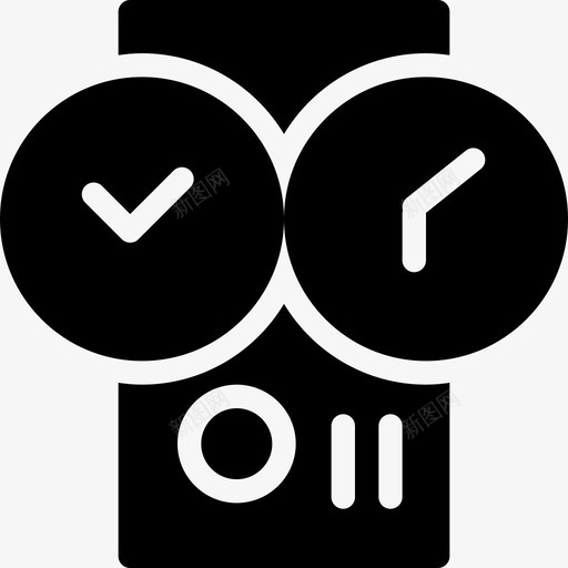时间机器秒形状图标svg_新图网 https://ixintu.com 告诉时间 实心图标 形状 时间实心 时间机器 时间轨迹 标志 秒 计时 计时器