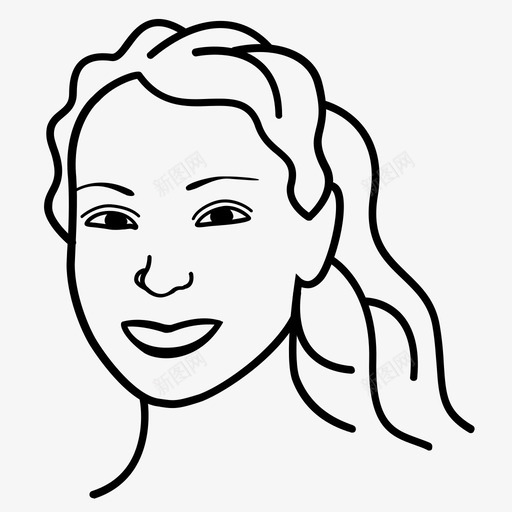 女人微笑侧面图标svg_新图网 https://ixintu.com 人 侧面 嘴 嘴唇 头 女人 微笑 快乐 肖像 鼻子