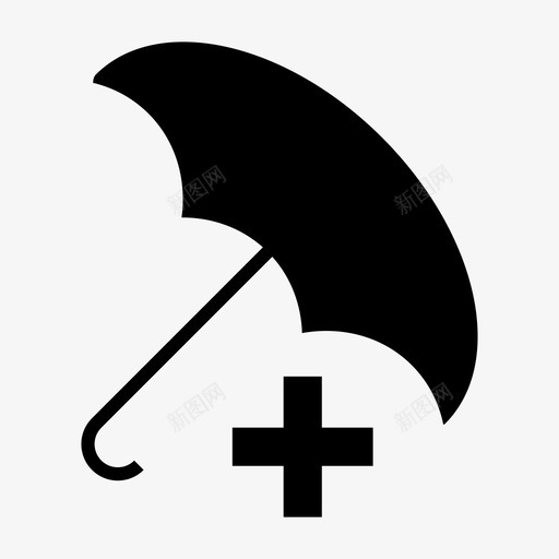 健康保险承保医疗图标svg_新图网 https://ixintu.com 健康保险 医疗 医疗保险 承保 雨伞