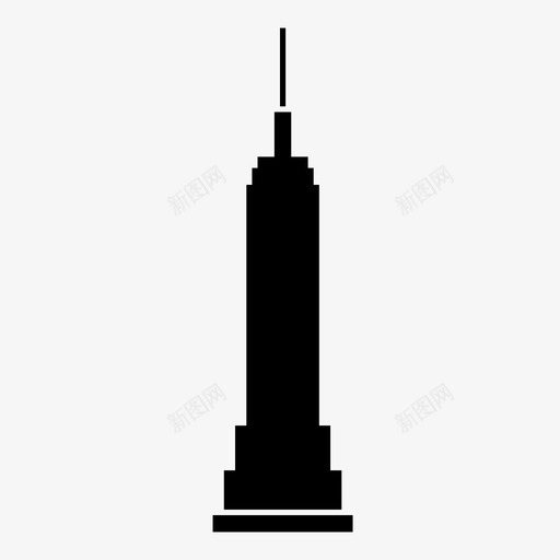帝国大厦美国摩天大楼图标svg_新图网 https://ixintu.com 世界古迹 商业 帝国大厦 建筑 摩天大楼 曼哈顿 纽约 美国