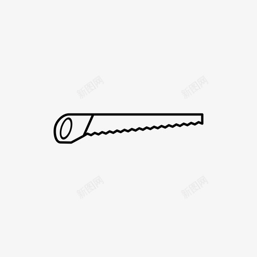 锯条切割工具图标svg_新图网 https://ixintu.com 切割 工具 锯条