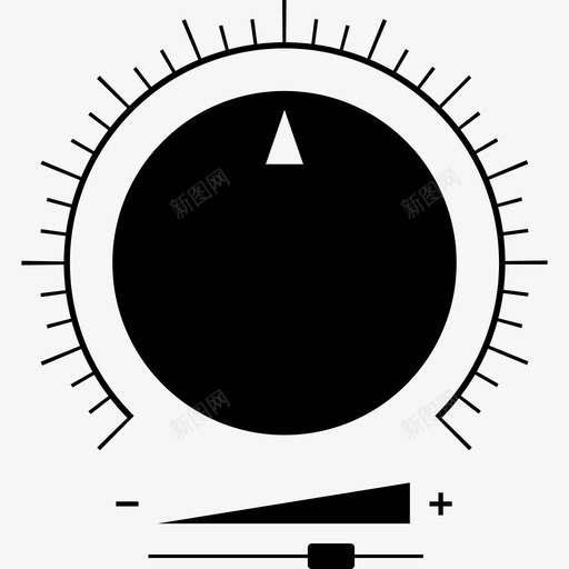 设置音量修改图标svg_新图网 https://ixintu.com 修改 圆形 控制 旋钮 更改 灯光 设置 音量 音量控制 音频