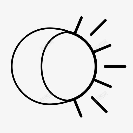 白天和夜晚图标svg_新图网 https://ixintu.com 白天和夜晚