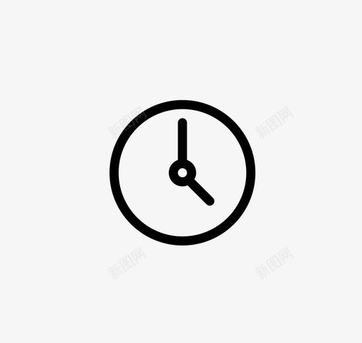 时钟web图标uxsvg_新图网 https://ixintu.com ui ux web图标 分钟 时钟 时间表 最小图标集 计时 计时器 调度