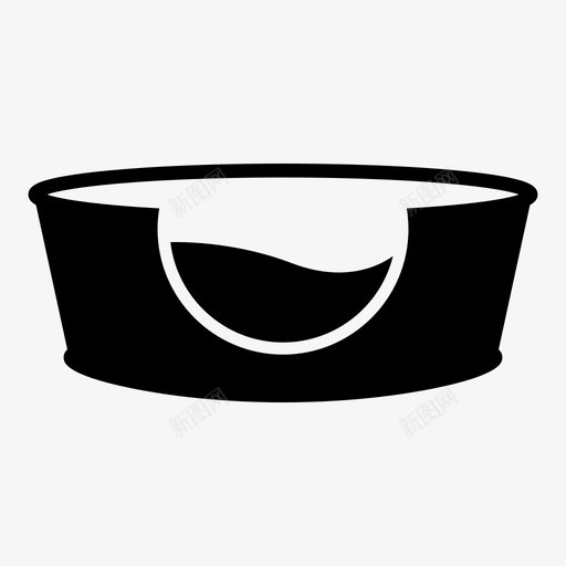 狗床睡觉休息图标svg_新图网 https://ixintu.com 休息 小狗 狗床 狗睡觉 猫床 睡觉