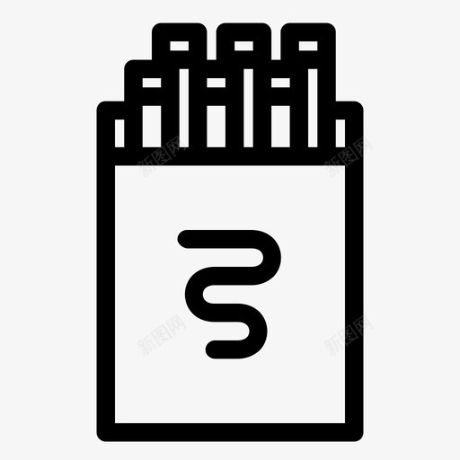 一包烟烟图标svg_新图网 https://ixintu.com 一包烟 烟