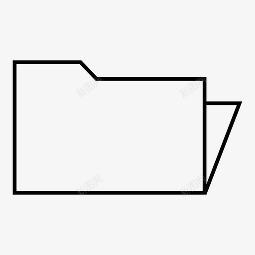 文件夹存储机密图标svg_新图网 https://ixintu.com 信息 办公室 存储 打开文件夹 文件 文件夹 文档 机密 纸张 组织