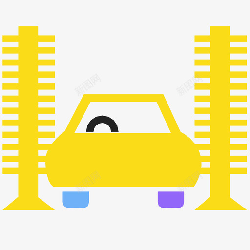 洗车汽车清洁图标svg_新图网 https://ixintu.com 汽车 洗车 清洁 车辆
