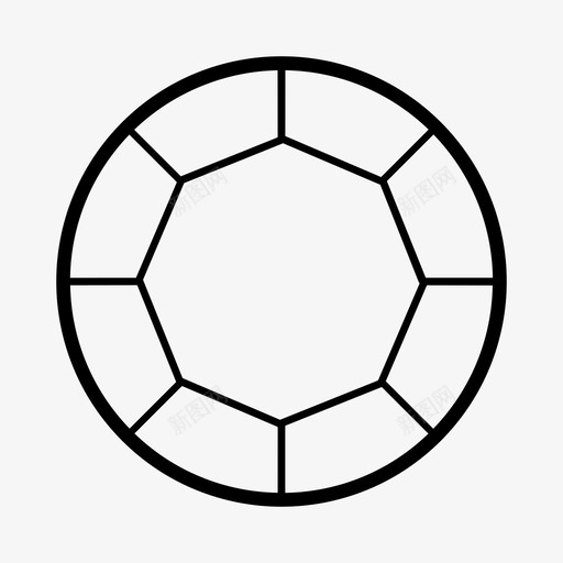钻石光辉宝石图标svg_新图网 https://ixintu.com 光辉 宝石 石头 钻石