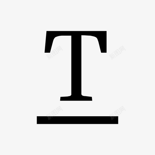 下划线打字员打字图标svg_新图网 https://ixintu.com 下划线 办公 图标v1字形集 处理 字体 打字 打字员 文本 样式 格式 衬线