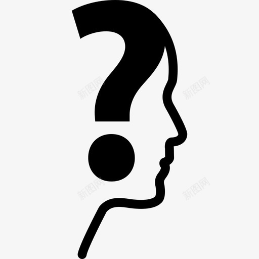 人类头脑中的疑惑人随机的图标svg_新图网 https://ixintu.com 人 人类头脑中的疑惑 随机的图标