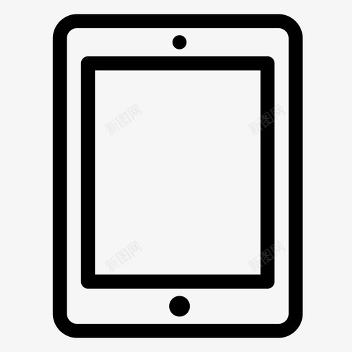 平板电脑科技ipad图标svg_新图网 https://ixintu.com ios ipad simplicicons 互动设备 平板电脑 手持设备 消费电子产品 电子产品 科技