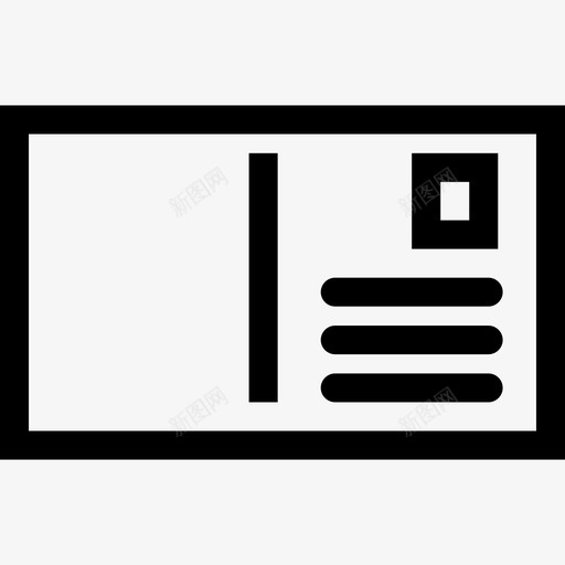 信封正面工具用具文具图标svg_新图网 https://ixintu.com 信封正面 工具用具 文具