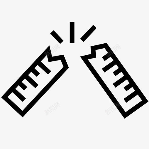 违章违法计量图标svg_新图网 https://ixintu.com 威胁 尺子 现状 破坏 组织 要求 计量 违法 违章