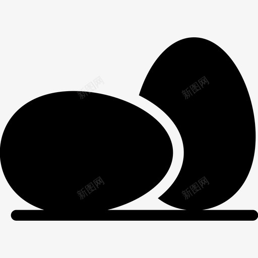 鸡蛋天然营养图标svg_新图网 https://ixintu.com 健康 天然 形状 插图 标志 营养 蛋白质 零食 食品和饮料-固体 鸡蛋