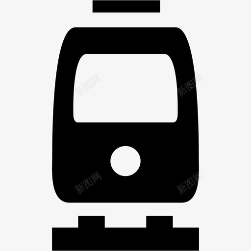电车轻轨公共交通图标svg_新图网 https://ixintu.com 公共交通 地铁 有轨电车 火车 电车 轻轨