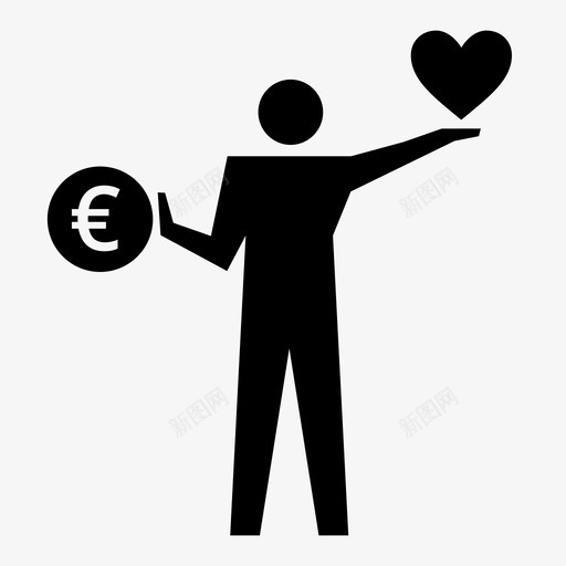 钱钱还是命钱不是万能的图标svg_新图网 https://ixintu.com 心 欧元 爱情比金钱好 男人 短信 钱 钱不是万能的 钱买不到朋友 钱还是命 钱还是爱情