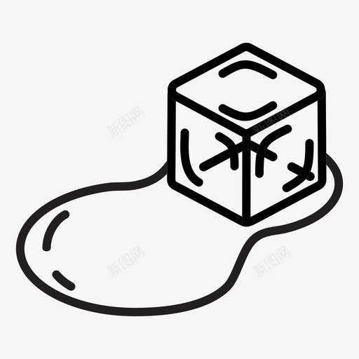 冰块调情食品图标svg_新图网 https://ixintu.com 冰块 调情食品