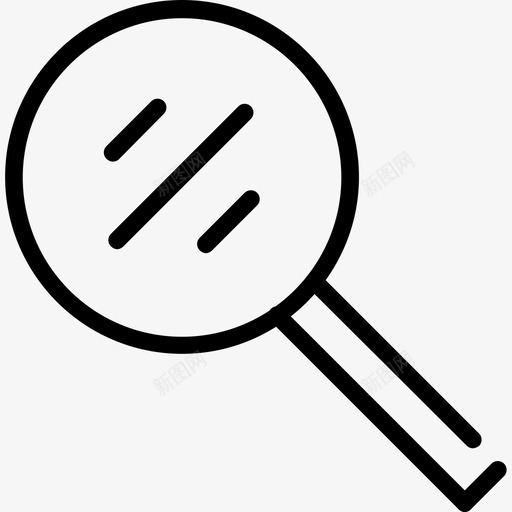 放大镜取景器搜索图标svg_新图网 https://ixintu.com 取景器 搜索 放大镜 看