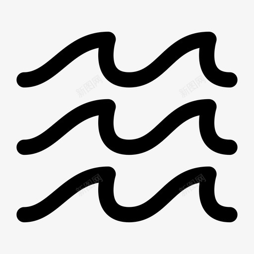 海浪海滩海洋图标svg_新图网 https://ixintu.com 冲浪 夏天 大海 水 海洋 海浪 海滩 风