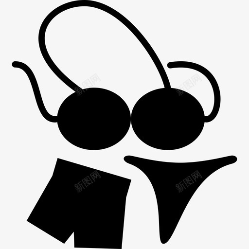 女性比基尼和男性是Spa时尚Spa和放松的简称图标svg_新图网 https://ixintu.com Spa和放松的简称 女性比基尼和男性是Spa 时尚