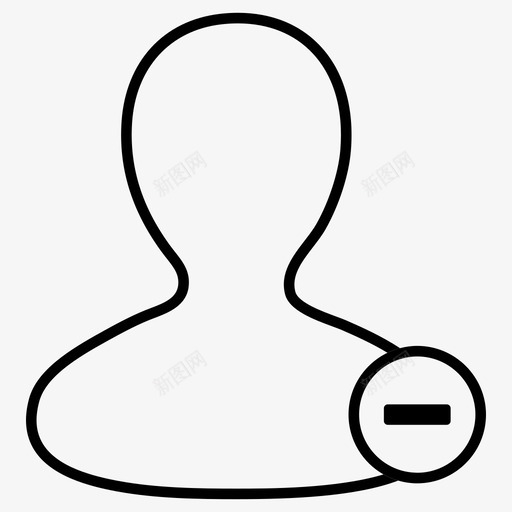 删除用户删除人员删除朋友图标svg_新图网 https://ixintu.com 减 删除人员 删除客户 删除帐户 删除朋友 删除用户 男 阻止的uesr