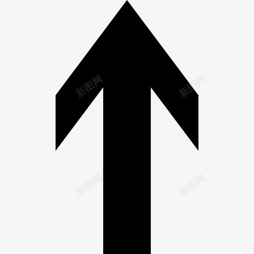 箭头顶部锐尖线条图标svg_新图网 https://ixintu.com 标志性 箭头顶部 粗 线条 锐尖
