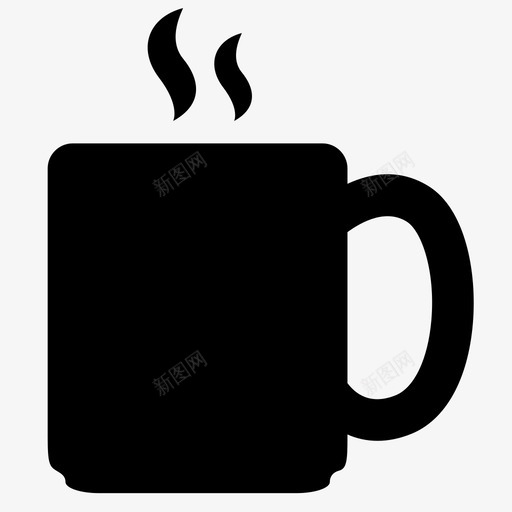 马克杯热饮热茶图标svg_新图网 https://ixintu.com 早晨 热咖啡 热茶 热饮 热饮料 茶杯 蒸 蒸汽 马克杯