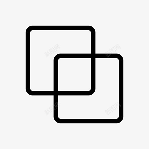解组合并取消选择图标svg_新图网 https://ixintu.com 取消选择 合并 解组