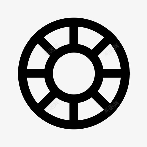 浮标橡皮圈救生圈图标svg_新图网 https://ixintu.com 假日 救生圈 橡皮圈 浮标 铁人