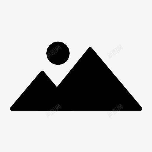 照片风景图标svg_新图网 https://ixintu.com 图片 图片图标 照片 风景图片