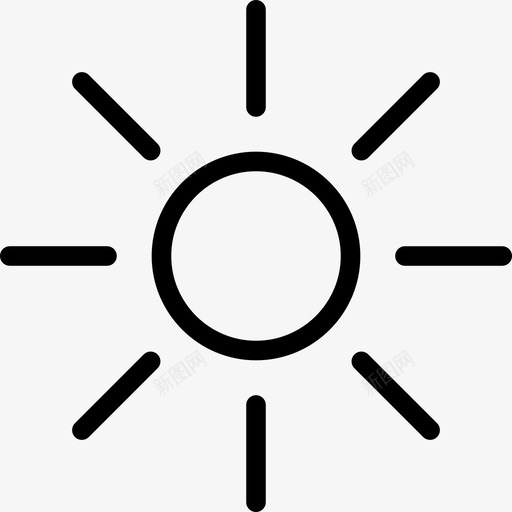 阳光明亮热图标svg_新图网 https://ixintu.com 光 夏天 明亮 温暖 热 阳光