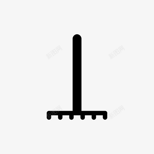 手耙种植园艺图标svg_新图网 https://ixintu.com 农业 农民 园艺 手耙 种植