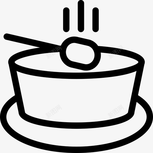 热的食物碗吃的图标svg_新图网 https://ixintu.com 勺子 吃的 热的食物 热的食物碗 碗 食物碗
