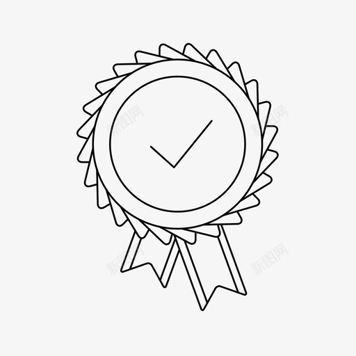 保修已完成好图标svg_新图网 https://ixintu.com 保修 复选标记 好 已完成 批准印章 批准色带 色带