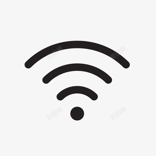 wifi信号传输图标svg_新图网 https://ixintu.com wi-fi wifi wifi信号 传输 信号 无线 无线信号 波形