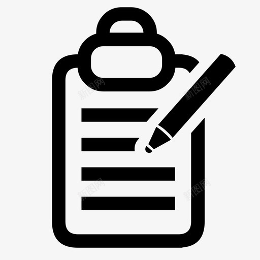 剪贴板页面纸张图标svg_新图网 https://ixintu.com 剪贴板 报告 文书 注释 演示 登记 登记表 纸张 页面 饼图