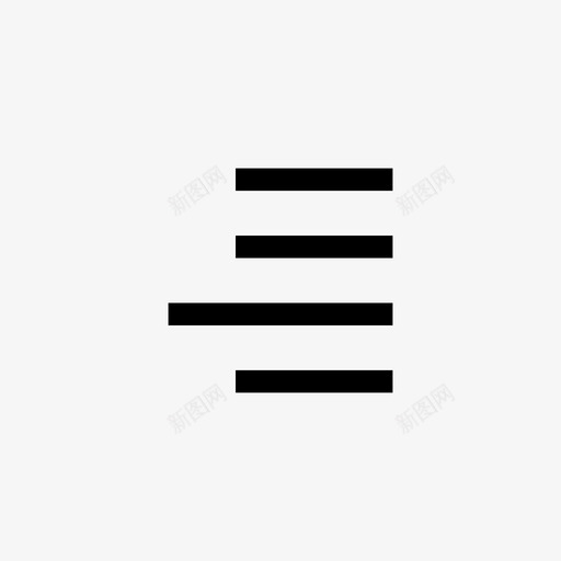 对齐文本右对齐图标svg_新图网 https://ixintu.com 右对齐 对齐 文本 格式