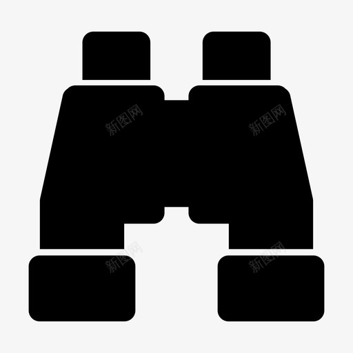 双筒望远镜观察者窥视者图标svg_新图网 https://ixintu.com 冒险者 双筒望远镜 窥视者 观察者
