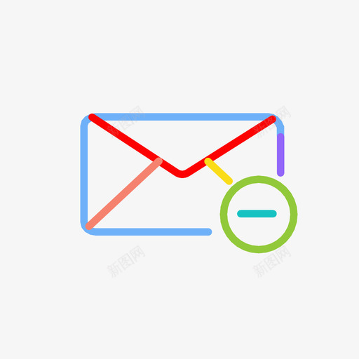 封条通讯电子邮件图标svg_新图网 https://ixintu.com 信件 信封 封条 消息 电子邮件 通讯
