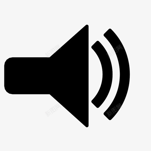 音量介质声音指示器音乐图标svg_新图网 https://ixintu.com 听 声音指示器 音乐 音量介质 音量指示器 音频